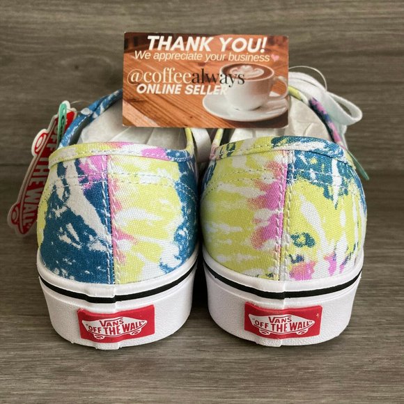 Vans Comfycush Authentic Tie-Dye Orchid White Multicolor Women's NWT - Picture 7 of 9